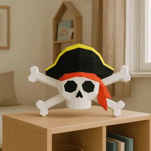 Pirate en papercraft 3D