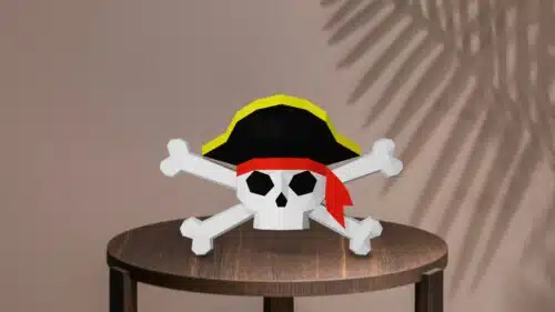Pirate en papercraft 3D