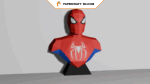 Buste de Spiderman de Marvel en papercraft 3D
