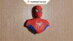 Buste de Spiderman de Marvel en papercraft 3D