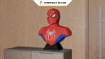 Buste de Spiderman de Marvel en papercraft 3D