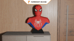 Buste de Spiderman de Marvel en papercraft 3D