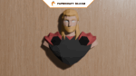 Buste de Thor de Marvel en papercraft 3D