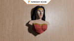 Buste de Wonder Woman en papercraft 3D