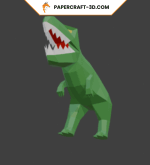 Tyrannosaure en papercraft 3D