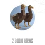 Papercraft de dodo en origami 3D