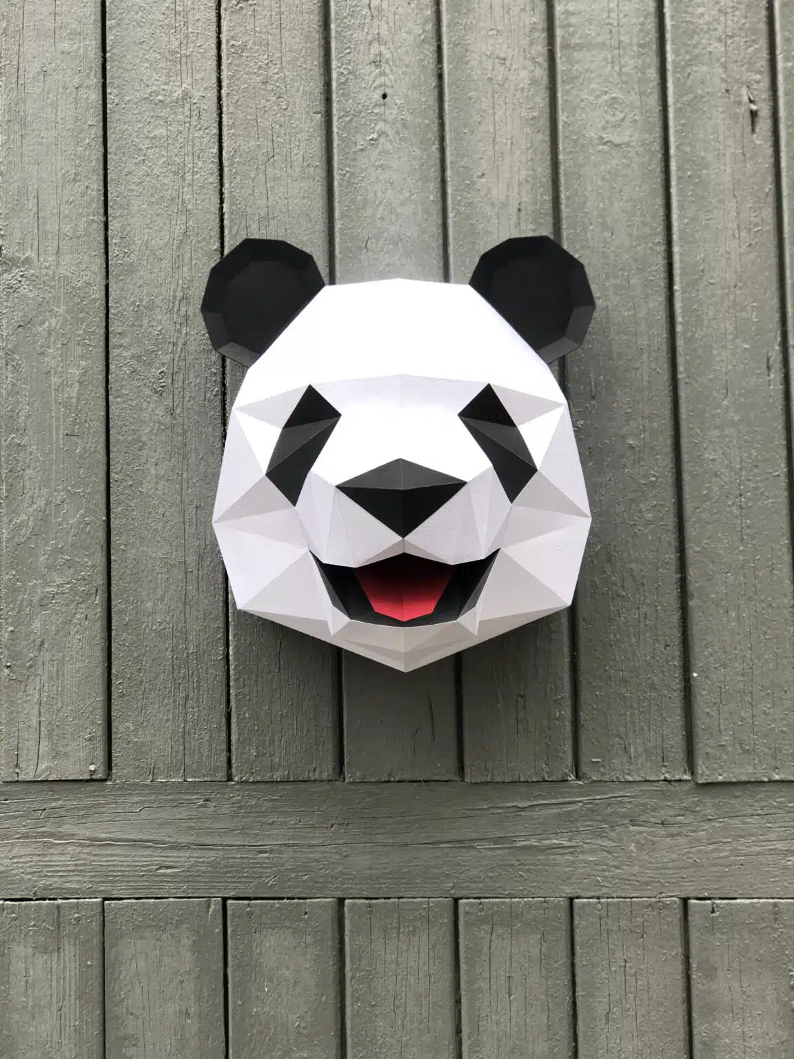 Papercraft tête de panda en origami 3D Papercraft tête de panda en origami 3D