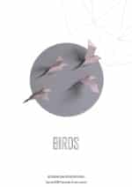 Papercraft d'oiseaux volants en origami 3D