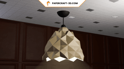 Lampe gel en papercraft 3D