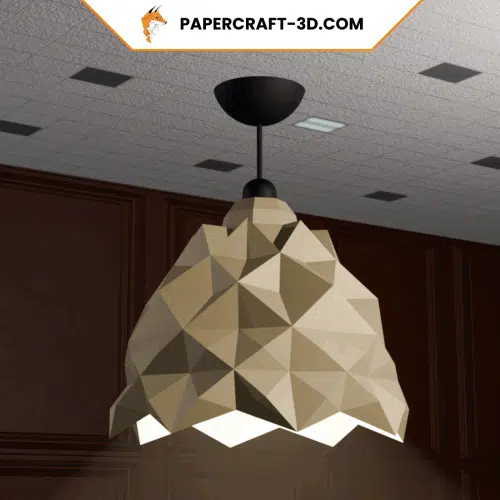 Lampe gel en papercraft 3D