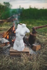 Papercraft weiblicher Körper in origami 3D