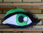 Papercraft smokey eye in origami 3D