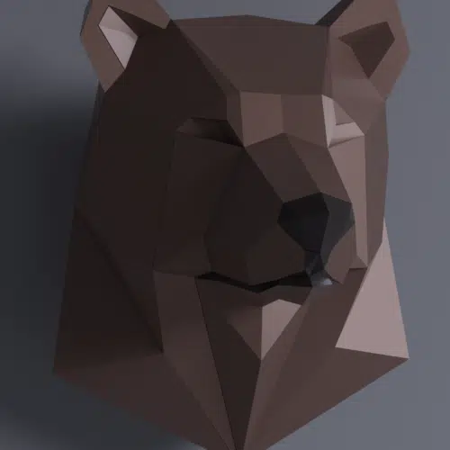 Papercraft d'animaux sauvages en origami 3D