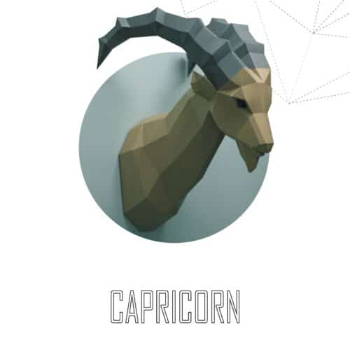 Papercraft de bouquetin en origami 3D