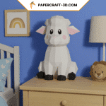 Mouton en papercraft 3D