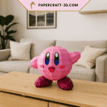 Kirby en papercraft 3D