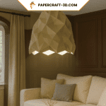 Lampe gel en papercraft 3D