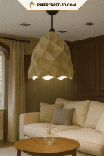 Lampe gel en papercraft 3D
