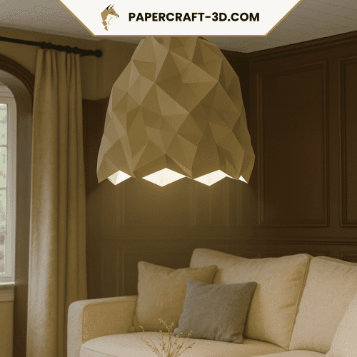 Lampe gel en papercraft 3D
