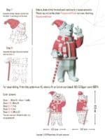 Papercraft christmas bear in origami