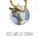 Papercraft couronne de bois de cerf en origami 3D