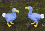 Papercraft de dodo en origami 3D
