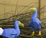 Papercraft de dodo en origami 3D