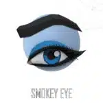Papercraft smokey eye in origami 3D