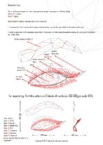Papercraft smokey eye in origami 3D