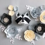 Papercraft origami 3D Waschbärenkopf