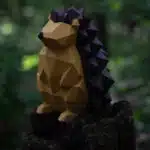 Papercraft de hérisson en origami 3D