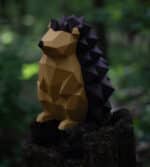 Papercraft di riccio in origami 3D