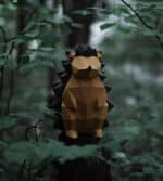 Papercraft di riccio in origami 3D