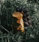 Papercraft di riccio in origami 3D