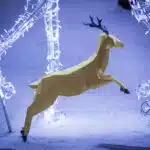 Papercraft de cerf volant en origami 3D