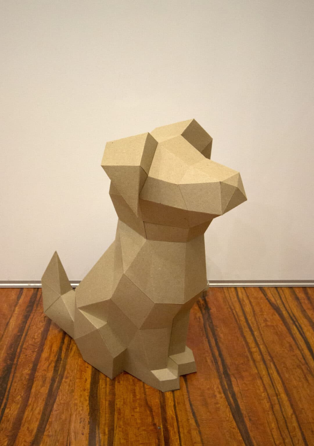 Papercraft Dobermann Kopf in Origami 3D Papercraft Dobermann Kopf in Origami 3D