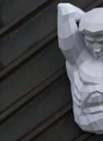 Papercraft de Atlas em origami 3D