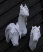 Papercraft Arabian horse en origami 3D