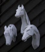 Papercraft arabisches Pferd in Origami 3D