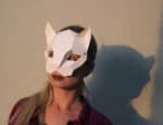 Papercraft di maschera da gatto in origami 3D