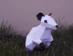 Papercraft von Ratte Maus in Origami