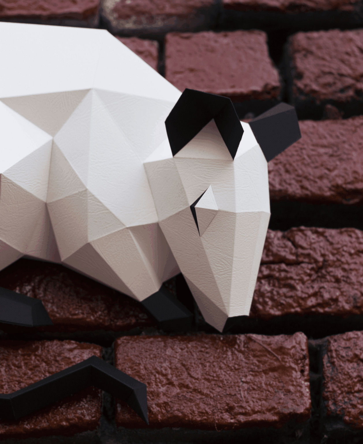 Papercraft di ratto per il capodanno cinese in origami 3D Papercraft di ratto per il capodanno cinese in origami 3D
