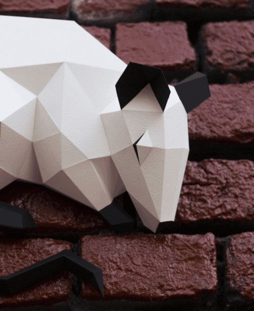 Papercraft di topo per Capodanno cinese in origami 3D