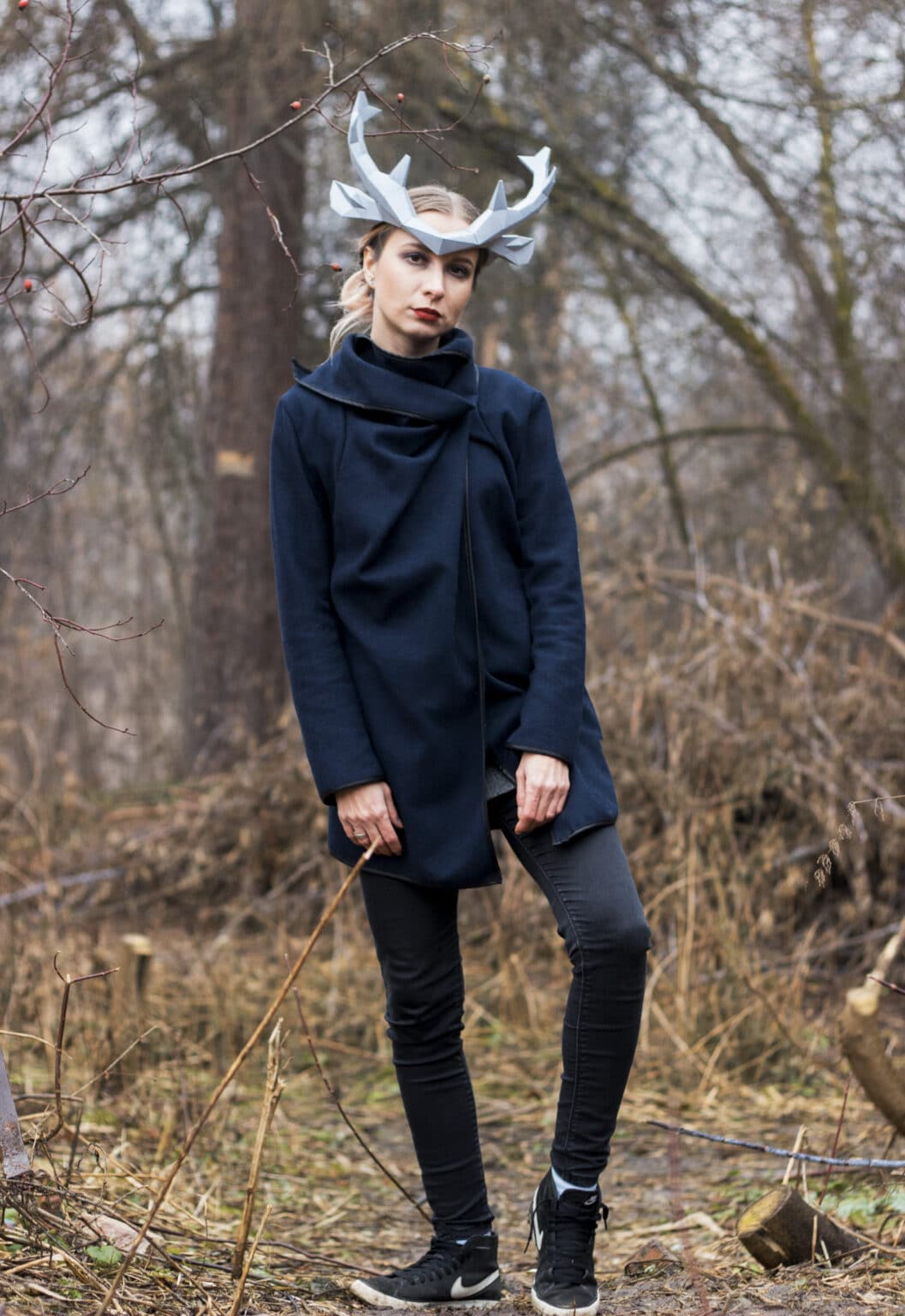 Papercraft Hirschgeweih aus Origami 3D Papercraft Hirschgeweih aus Origami 3D