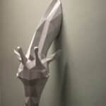 Papercraft de girafe en origami 3D