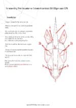 Papercraft horse unicorn mask origami
