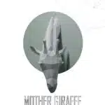 Papercraft di giraffa madre in origami 3D