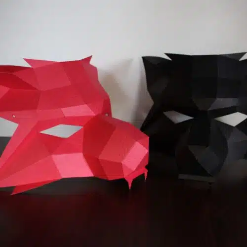 Papercraft de filles en méditation vipasana en origami 3D