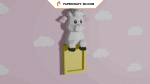 Cadre photo mouton en papercraft 3D