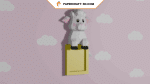 Cadre photo mouton en papercraft 3D